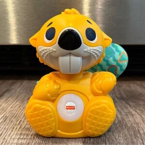 Fisher-Price Linkimals Boppin’ Beaver Interactive Lights Up Makes Noise Tested